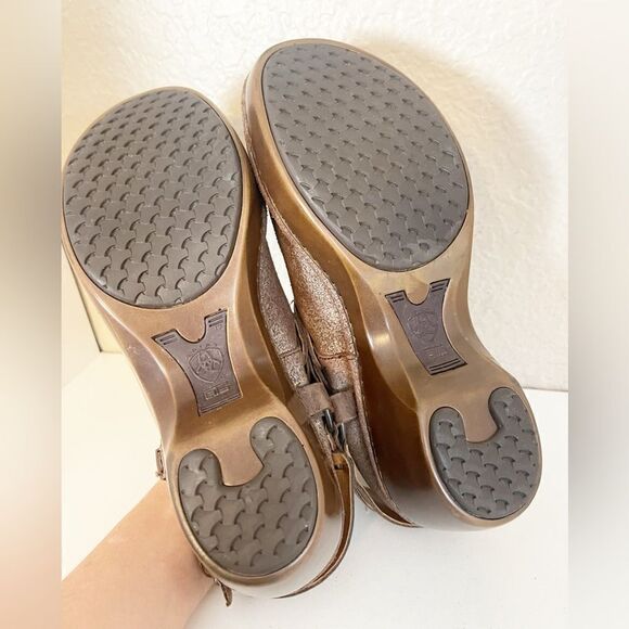Ariat Western Abberly leather harness Buckle clogs. Size 9 - Picture 12 of 17